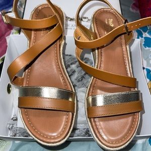 Coach and four brand new benno wedge sandal size 8